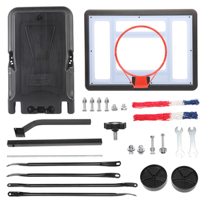 <span class=keywords><strong>Piscine</strong></span> portable mobile en PVC avec panneau arrière transparent, support <span class=keywords><strong>de</strong></span> <span class=keywords><strong>basket</strong></span>-ball (hauteur <span class=keywords><strong>de</strong></span> réglage du <span class=keywords><strong>panier</strong></span> 1,15 m-1,35 m) Modèle 13290080 - Product Image 3