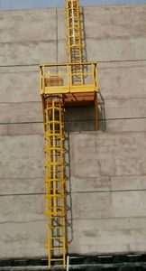 Échelle de sécurité <span class=keywords><strong>pour</strong></span> <span class=keywords><strong>chat</strong></span> d'entrée de bâtiment industriel Escalier d'escalade en acier avec échafaudage de réservoir d'eau sur le toit - Product Image 2