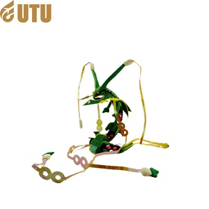 85cm Mega Shiny Rayquaza Dragonite Green Dragon Black Dragon Premium Version Super Soft Plush with Frame Tag PP Filling Material - Product Image 4