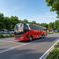 Nouvel autocar touristique ASIASTAR de 12-13 mètres, autocar de luxe pour passagers, 60-72 places, autocar RHD/LHD, autocar de luxe