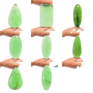 เนฟไฟรต์หยกอัญมณีธรรมชาติสีเขียวเนฟไฟรต์ Cabochons ผสมรูปร่าง Healing อัญมณีหลวมสําหรับเครื่องประดับทําอุปทานของขวัญที่สวยงาม - Product Image 1