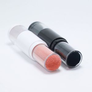 Hair Fluffy Retractable Refillable Dispensing Makeup Cosmetic Loose Powder Container Plastic <b>PET</b> Bottle With <b>Brush</b> Cap - Product Image 4