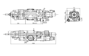 Professionele boorinstallatie voor hydraulische ondergrondse gesteenteboring voor steengroevebouw - Product Image 2