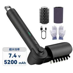 <b>Bbq</b> Cleaning Brush Long Handle Plastic Durable Convenient Charcoal Grill Cleaning <b>Tool</b> - Product Image 2
