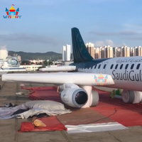 Modèle réduit d'avion gonflable géant en PVC personnalisé de taille 1:1 Avion gonflable Avion gonflable