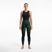 Combinaison de plongée en deux pièces pour femmes, 3 mm, camouflage vert, avec bas de combinaison long pour la plongée