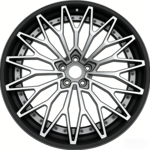 Nouvelles jantes de voiture en fibre de carbone forgée - Tailles de voiture particulières personnalisables de 17 à 24 pouces, qualité supérieure, ajustement universel - Product Image 4