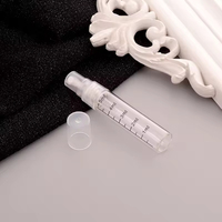 Flacon pulvérisateur de parfum en verre rechargeable de 2 ml, 3 ml, 5 ml, 10 ml, mini atomiseur avec échelle graduée, tube d'échantillon cosmétique