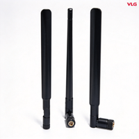 Antena Omni Karet Polarisasi Vertikal 4G LTE 90 Derajat dengan Konektor Male untuk Modul Router Nirkabel Gateway IoT