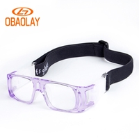Lunettes de sport pour enfants en promotion, disponibles en OEM - Lunettes de basketball réglables avec sangle, lunettes de protection pour activités sportives en extérieur pour enfants, monture en PC