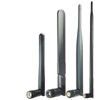Antenne de routeur omnidirectionnelle verticale compacte 48MM Mini Droite/Angle Droit en ABS+Cuivre 3.5dBi 50 Ohm 2.4G GSM 3G 4G LTE