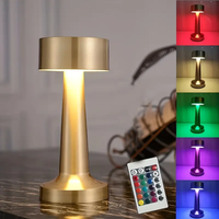 Étanche Intérieur Rechargeable Dimmable Bureau À Domicile Usb Sans Fil De Charge RGB Led Tactile Lumière Extérieure Portable Lampe De Table