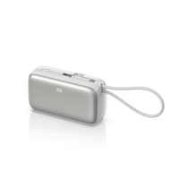 Power Bank 10000mAh 22.5W Pengisi Daya Cepat dengan Kabel USB C Terintegrasi Layar LED Paket Baterai Mini Portabel