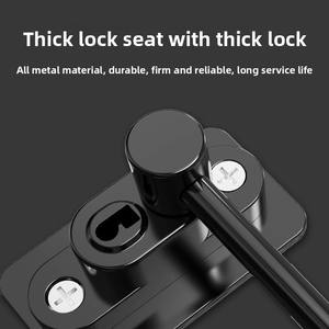 Serrure de porte de fenêtre de sécurité enfant avec dispositif de limite push-pull Serrure de fenêtre antivol à ouverture plate <span class=keywords><strong>Protection</strong></span> contre les chutes en haute altitude - Product Image 5