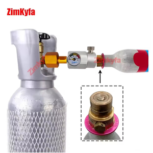 Zimakyfa Customizable CO2 Refill Station <b>Adapter</b> for SodaStream DUO Quick Connect Cylinder Big Carbonator Tank OEM Support - Product Image 4