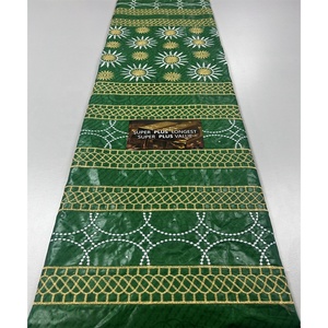 Magnifique bassin <span class=keywords><strong>imperméable</strong></span> en coton africain imprimé Bazin de haute qualité pour tissu - Product Image 1