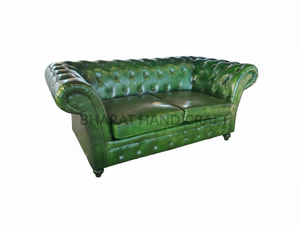 Sofá de Dos Plazas con Alas, Diseño Elegante Tapizado, Respaldo Alto Cómodo, Reposabrazos con Alas, Elegante y Duradero, Perfecto para la Sala de Estar - Product Image 3