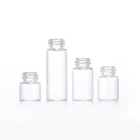 Botol minyak esensial kaca Mini portabel, botol uji parfum kosmetik kosong 1ml 2ml 3ml 5ml