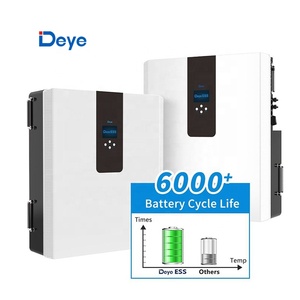 2024 RW-F5.3-2H3 Deye baru dipasang di dinding 5,3 kWh tegangan rendah LiFePO4 baterai Home ESS semua dalam satu Inverter dan Set baterai Lithium - Product Image 3