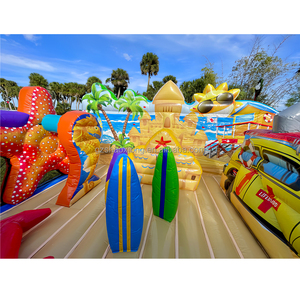 <span class=keywords><strong>Maison</strong></span> de rebond gonflable commerciale enfants thème océan videur inflables fête aire de jeux combo pulls rebondissants château pour locations - Product Image 4