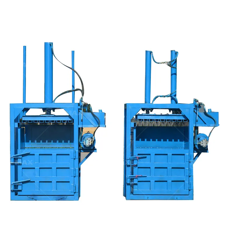Pasokan pabrik mesin pres Baling hidrolik limbah kertas kain daur ulang mesin pres/kotak kardus hidrolik vertikal b