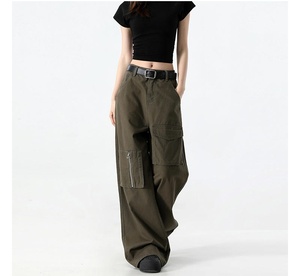 <span class=keywords><strong>Pantalones</strong></span> Capri para Mujer con Bolsillos, Corte Holgado, Casuales, Elegantes, Ligeros, Tipo Cargo para Senderismo - Product Image 4