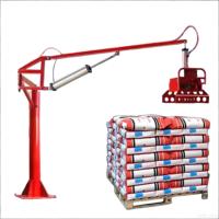 Manipulateur pneumatique industriel et bras robotique |   Pince électrique / pneumatique / à vide pour sacs de ciment, bois, verre, tôles métalliques