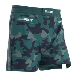 กางเกงชกมวยลายพรางพรีเมียมแบบสั่งทำพิเศษสำหรับยูโด กราปลิง วาเล ทูโด มวยไทย มวยสากล และ MMA - Product Image 2