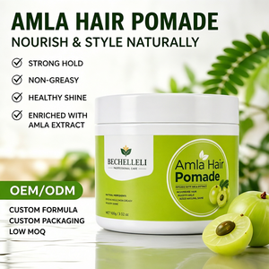 Pommade Coiffante Définissante aux Herbes et Noix de Coco OEM/ODM, <span class=keywords><strong>Crème</strong></span> Sans Rinçage <span class=keywords><strong>pour</strong></span> <span class=keywords><strong>Cheveux</strong></span> Bouclés Africains, Anti-Frisottis et Fixation Moyenne - Product Image 2