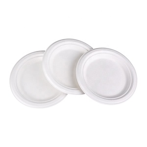 7 pulgadas <span class=keywords><strong>restaurante</strong></span> logotipo personalizado Navidad <span class=keywords><strong>bagazo</strong></span> de placas - Product Image 1
