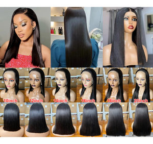 Vietnamita malese indiano SDD osso dritto 5x5 4x4 2x6 Kim taglio quadrato parrucca Bob chiusura di pizzo capelli umani parrucche per donne nere - Product Image 5