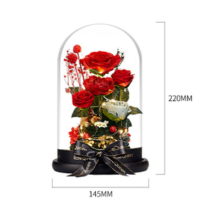 <span class=keywords><strong>Rose</strong></span> Stabilizzate con Logo Aziendale Inciso al Laser, Ornamento Regalo di Alta Gamma con Colori Personalizzabili per Soluzioni Regalo <span class=keywords><strong>VIP</strong></span> Natalizie - Product Image 3