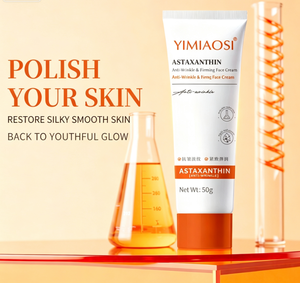 Crème pour le visage à l'astaxanthine, anti-rides, raffermissante, hydratante, soin de la peau, OEM ODM 50g - Product Image 4