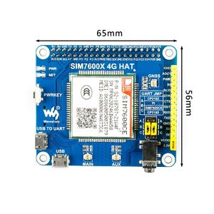 SIM7600CE 4G HAT para Raspberry <span class=keywords><strong>Pi</strong></span> LTE Cat-4 4G 3G 2G Soporte de posicionamiento GNSS para China Algunos Países del Sudeste Asiático - Product Image 5