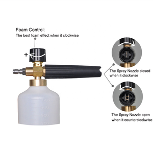 Premium Kwaliteit Full Messing Internals Quick Release Adapter Diverse Fittingen Hogedrukreiniger Schuim Kanon Voor Sneeuw Auto Schoonmaken - Product Image 6