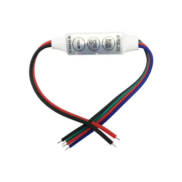 DC12-24V 3 Keys Mini RGB Led Controller for RGB Led Strip