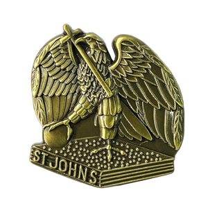 Fabricante Pin de esmalte giratorio Duro Personalizado Mindfulness St Johns Pin de solapa Pin giratorio personalizado - Product Image 1