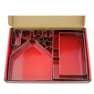 Moules à biscuits 10 pièces 3D en acier inoxydable emporte-pièces pour noël <span class=keywords><strong>pain</strong></span> <span class=keywords><strong>d</strong></span>'épice maison bricolage kits de cuisson - Product Image 2
