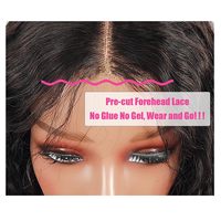 Perruques Lace Front sans colle, pré-épilées, pré-coupées, prêtes à porter pour débutantes, perruque Bob, densité 180%, 12