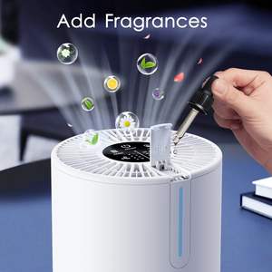 Purificateur d'air Mooka avec filtre HEPA H13, 100 m³/h CADR <200 pieds carrés, contrôle tactile, USB portable pour chambre, animaux domestiques, poussière et allergènes - Product Image 5