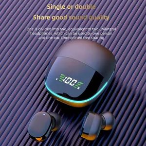 Écouteurs sans fil TWS G9S avec affichage numérique LED, lampe respirante colorée, casque sport étanche pour téléphone portable - Product Image 6