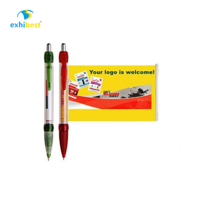 Bolígrafo extraíble de plástico promocional Logotipo personalizado Rolling Flag <span class=keywords><strong>Banner</strong></span> Pen - Product Image 2