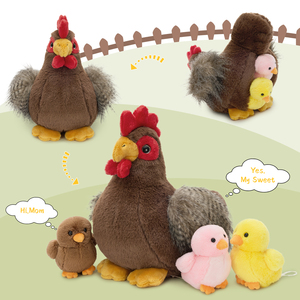 Elegante Juguete de Peluche de Pollo Mecánico 4 en 1, Móvil e Interactivo para Niños, Regalo para Fiestas de Cumpleaños y Pascua - Product Image 2
