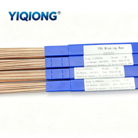 Barre de brasage par induction en alliage argent-cuivre-phosphore 15% BCuP-5 AWS A5.8 haute résistance, diamètre 1.0/1.5/2.0/2.5/3.0/4.0mm, pour CVC