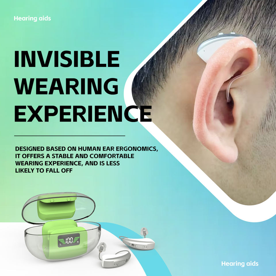 OEM Factory App Control BTE Hearing Aids Digital DSP UV Case Mini ...