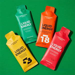 사용자 정의 병 모양의 플라스틱 파우치 액체 향 주머니 가방 음료 액체 에너지 젤 향 주머니 주머니 에너지 젤 포장 가방 - Product Image 3