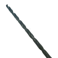 Foret entièrement au sol de la série longue Forage de trous profonds HSS 6542 Oxyde noir Forets de 300mm de long