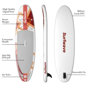 Tavole iSUP con stampa uv digitale di alta qualità da 290cm tavola gonfiabile Stand up Paddle Design moderno Sup