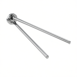 Toallero con bisagras Mod Class Negro 5 X H.5 X 32 Cm - Product Image 3