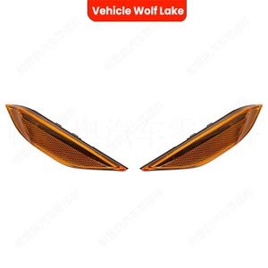 Luces Laterales Delanteras para Porsche Cayenne 2011-2014, Luz de Señal de Giro Ámbar, Halógena, ABS, Repuesto Nuevo - Product Image 2